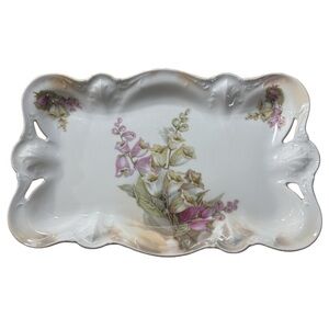 Antique RS Prussia “Lily of the Valley” Tray